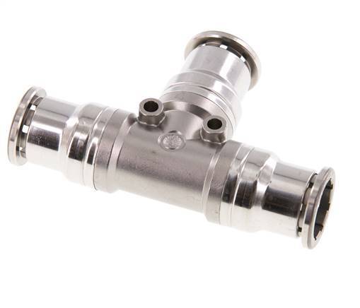 16mm T-koppeling RVS Insteekfitting FKM