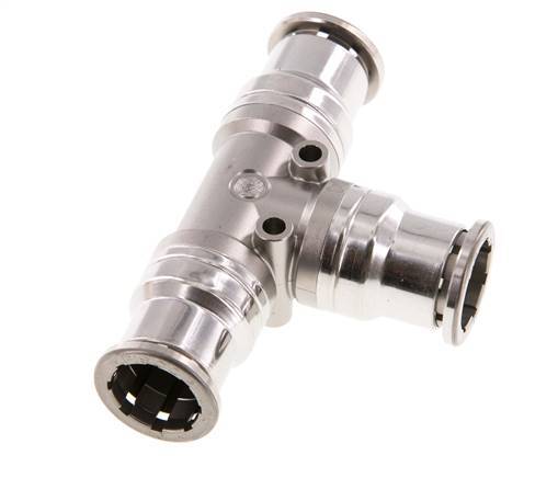16mm T-koppeling RVS Insteekfitting FKM
