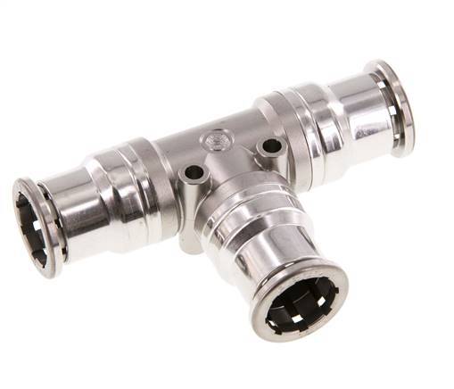 16mm T-koppeling RVS Insteekfitting FKM