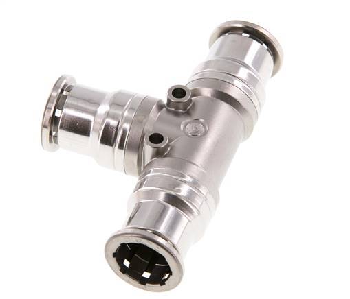 16mm T-koppeling RVS Insteekfitting FKM