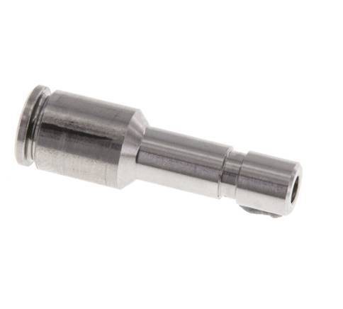 4mm x 6mm RVS Insteekfitting Plug FKM