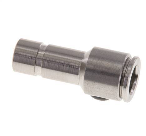 8mm x 10mm RVS Insteekfitting Plug FKM