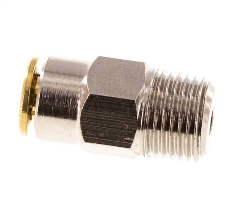 4mm x R1/8'' Messing Insteekfitting Buitendraad Hoge Druk NBR [2 Stuks]