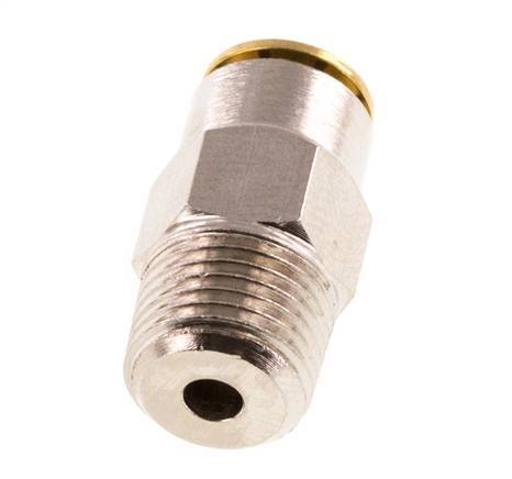 4mm x R1/8'' Messing Insteekfitting Buitendraad Hoge Druk NBR [2 Stuks]