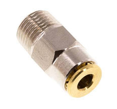 4mm x R1/8'' Messing Insteekfitting Buitendraad Hoge Druk NBR [2 Stuks]