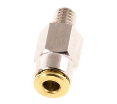 4mm x M 6 (conical) Messing Insteekfitting Buitendraad Hoge Druk NBR [2 Stuks]