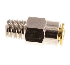 4mm x M 8 x 1 (conical) Messing Insteekfitting Buitendraad Hoge Druk NBR [2 Stuks]
