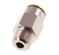 6mm x R1/8'' Messing Insteekfitting Buitendraad Hoge Druk NBR [2 Stuks]