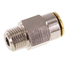6mm x R1/8'' Messing Insteekfitting Buitendraad Hoge Druk NBR [2 Stuks]