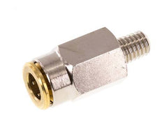 6mm x M 6 (conical) Messing Insteekfitting Buitendraad Hoge Druk NBR [2 Stuks]