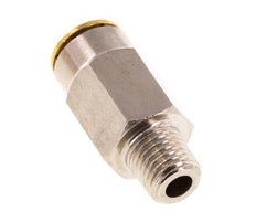 6mm x M 8 x 1 (conical) Messing Insteekfitting Buitendraad Hoge Druk NBR [2 Stuks]