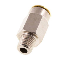 6mm x M 8 x 1 (conical) Messing Insteekfitting Buitendraad Hoge Druk NBR [2 Stuks]