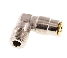 4mm x R1/8'' 90 graden L-verbinding Messing Insteekfitting Buitendraad Hoge Druk NBR [2 Stuks]