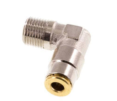 4mm x R1/8'' 90 graden L-verbinding Messing Insteekfitting Buitendraad Hoge Druk NBR [2 Stuks]