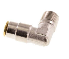 4mm x R1/8'' 90 graden L-verbinding Messing Insteekfitting Buitendraad Hoge Druk NBR [2 Stuks]
