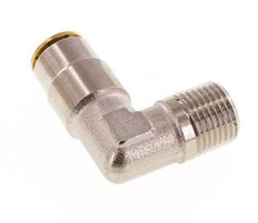 4mm x R1/8'' 90 graden L-verbinding Messing Insteekfitting Buitendraad Hoge Druk NBR [2 Stuks]