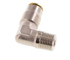4mm x R1/8'' 90 graden L-verbinding Messing Insteekfitting Buitendraad Hoge Druk NBR [2 Stuks]
