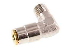 4mm x M 8 x 1 (conical) 90 graden L-verbinding Messing Insteekfitting Buitendraad Hoge Druk NBR [2 Stuks]