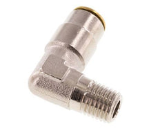 4mm x M 8 x 1 (conical) 90 graden L-verbinding Messing Insteekfitting Buitendraad Hoge Druk NBR [2 Stuks]