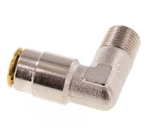 6mm x R1/8'' 90 graden L-verbinding Messing Insteekfitting Buitendraad Hoge Druk NBR [2 Stuks]