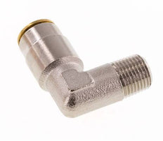 6mm x R1/8'' 90 graden L-verbinding Messing Insteekfitting Buitendraad Hoge Druk NBR [2 Stuks]