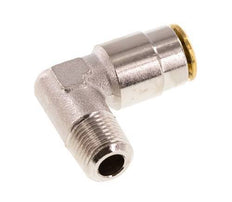 6mm x R1/8'' 90 graden L-verbinding Messing Insteekfitting Buitendraad Hoge Druk NBR [2 Stuks]