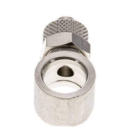 8x6 & G1/4'' Vernikkeld Messing Banjobout Opsteekkoppeling [2 Stuks]