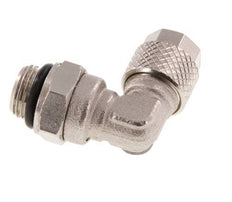 6x4 & G1/8'' Vernikkeld Messing L-Opsteekkoppeling Buitendraad NBR [2 Stuks]