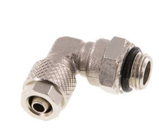6x4 & G1/8'' Vernikkeld Messing L-Opsteekkoppeling Buitendraad NBR [2 Stuks]