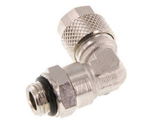 8x6 & G1/8'' Vernikkeld Messing L-Opsteekkoppeling Buitendraad NBR [2 Stuks]