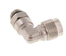 8x6 & G1/8'' Vernikkeld Messing L-Opsteekkoppeling Buitendraad NBR [2 Stuks]