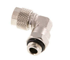 8x6 & G1/8'' Vernikkeld Messing L-Opsteekkoppeling Buitendraad NBR [2 Stuks]