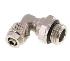6x4 & G1/4'' Vernikkeld Messing L-Opsteekkoppeling Buitendraad NBR [2 Stuks]