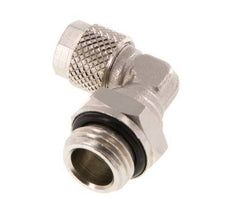 6x4 & G1/4'' Vernikkeld Messing L-Opsteekkoppeling Buitendraad NBR [2 Stuks]