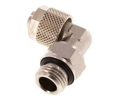 10x8 & G1/4'' Vernikkeld Messing L-Opsteekkoppeling Buitendraad NBR [2 Stuks]