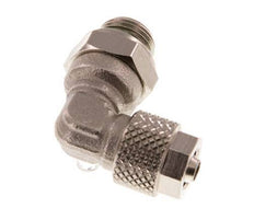 6x4 & G1/8'' Vernikkeld Messing L-Opsteekkoppeling Buitendraad FKM [2 Stuks]