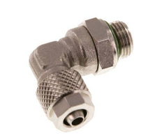 6x4 & G1/8'' Vernikkeld Messing L-Opsteekkoppeling Buitendraad FKM [2 Stuks]