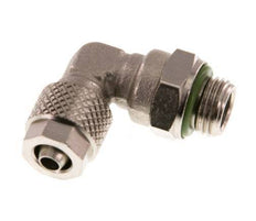 6x4 & G1/8'' Vernikkeld Messing L-Opsteekkoppeling Buitendraad FKM [2 Stuks]