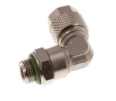 8x6 & G1/8'' Vernikkeld Messing L-Opsteekkoppeling Buitendraad FKM [2 Stuks]