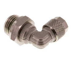 6x4 & G1/4'' Vernikkeld Messing L-Opsteekkoppeling Buitendraad FKM [2 Stuks]