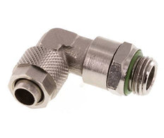 10x8 & G1/4'' Vernikkeld Messing L-Opsteekkoppeling Buitendraad FKM