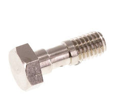 Banjobout 1-weg Vernikkeld Messing M5 Buitendraad 14.5mm [10 Stuks]