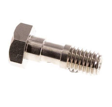 Banjobout 1-weg Vernikkeld Messing M5 Buitendraad 14.5mm [10 Stuks]