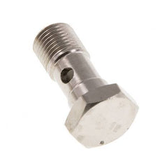 Banjobout 1-weg Vernikkeld Messing G1/8'' buitendraad 22.5mm [5 Stuks]