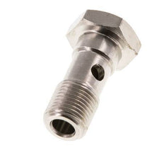 Banjobout 1-weg Vernikkeld Messing G1/8'' buitendraad 22.5mm [5 Stuks]