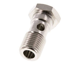 Banjobout 1-weg Vernikkeld Messing G1/4'' Buitendraad 28mm [2 Stuks]