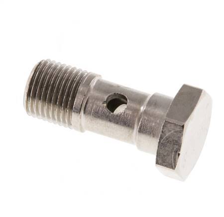 Banjobout 1-weg Vernikkeld Messing G1/8'' buitendraad 24mm [5 Stuks]