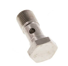 Banjobout 1-weg Vernikkeld Messing G1/8'' buitendraad 24mm [5 Stuks]
