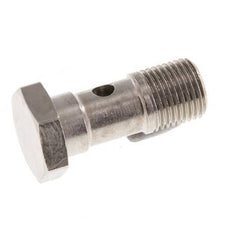 Banjobout 1-weg Vernikkeld Messing G1/8'' buitendraad 24mm [5 Stuks]