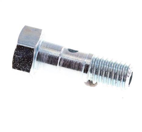 Banjobout 1-weg Verzinkt Stalen M5 buitendraad 16.2mm [5 Stuks]